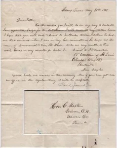 Missouri Volunteer Mexican-American War - Oregon Trail Letter - 1847 - Picture 1 of 1