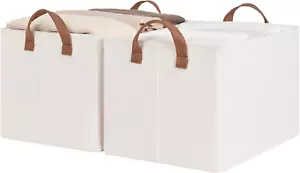 Storage Bins, Shelves Baskets for Organizing, Large Fabric Closet Organizers wit - Picture 1 of 12