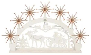 Dekostern für Weihnachtsbaumbeleuchtung und Lichterbögen OHNE Schwibbogen NEU - Picture 1 of 1