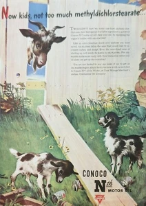 1946 Conoco Nth Motor Oil Vintage Ad now kids not to much methylidichlorstearate - Picture 1 of 1
