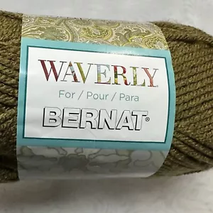 Waverly Bernat 100 % Acrylgarn 197 Yds Rinde olivgrün Farbstoff Menge 1110 280109 - Bild 1 von 10