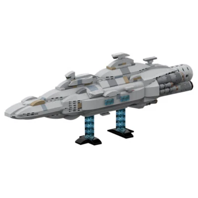 MOC: MC80 Home One type Star Cruiser Capital Ship with Stand 587 Pieces DIY - Image 1 of 4