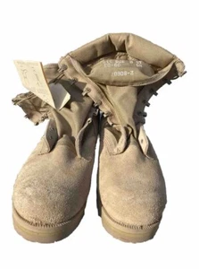 Combat Army Boots Warm Weather Men's Size 15 R Tan Military Vibram Sole K44 - Picture 1 of 3
