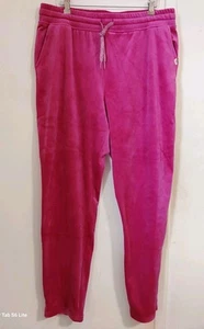 UGG Size XL Haydn Joggers Velvet Fleece Pocketed Drawstring Sweatpants Dark Pink - Picture 1 of 8