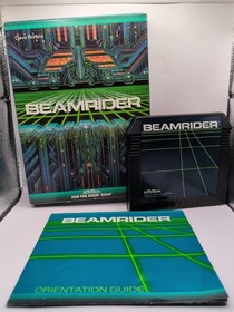 Beamrider Atari 5200 Video Game Cartridge CIB Box Manual / Poster Activision