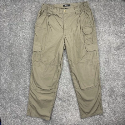 Pantalones tácticos 511 para hombre 36x30 beige carga bolsillos exteriores Foto 1 de 4