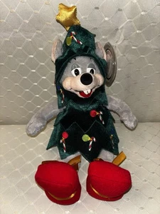 Christmas Tree Chuck E Cheese 2005 Limited Edition 12 Zoll Plüsch mit Etikett - Bild 1 von 8