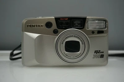 Pentax IQZoom 140M QD 35mm Point & Shoot Film Camera TESTED AND WORKS! - Image 1 of 4