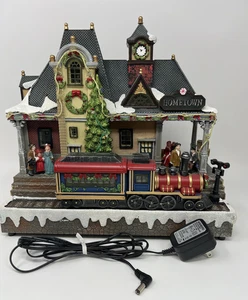 Home Elements Weihnachten Heimatstadt animierter LED-Bahnhof Musical VIDEO lesen - Bild 1 von 15