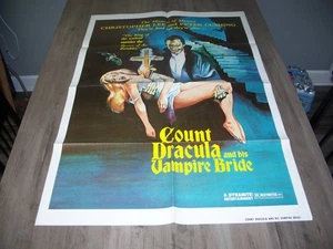 Count Dracula & His Vampire Bride 1978 Movie Poster 27X41 - Picture 1 of 7