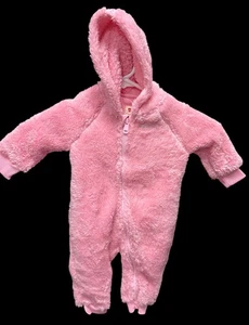 Levi’s Baby Mädchen Größe 6 Monate Reißverschluss vorne Fleece Hoodie Einteiler Strampler $ 40 - Bild 1 von 6