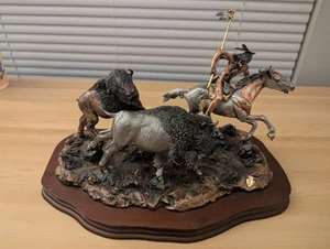 Escultura de leyendas nativas americanas "The Tables Turned" C.A. Pardell '87 2112/2500 - Imagen 1 de 24