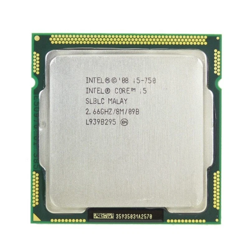 Intel Core i5-750 2.66GHz 4 Cores 4 Threads 8MB Cache LGA1156 CPU 95 W Processor - Image 1 of 4