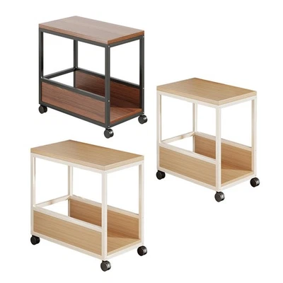 PC Case Rack Storage Shelf Under Desk with Caster Wheels Computer Case Stand - Image 1 of 2