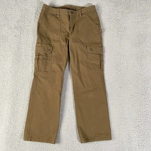 Duluth Trading DuluthFlex Fire Hose Cargo Pants Womens 6x29 Brown Relaxed Leg - Picture 1 of 8