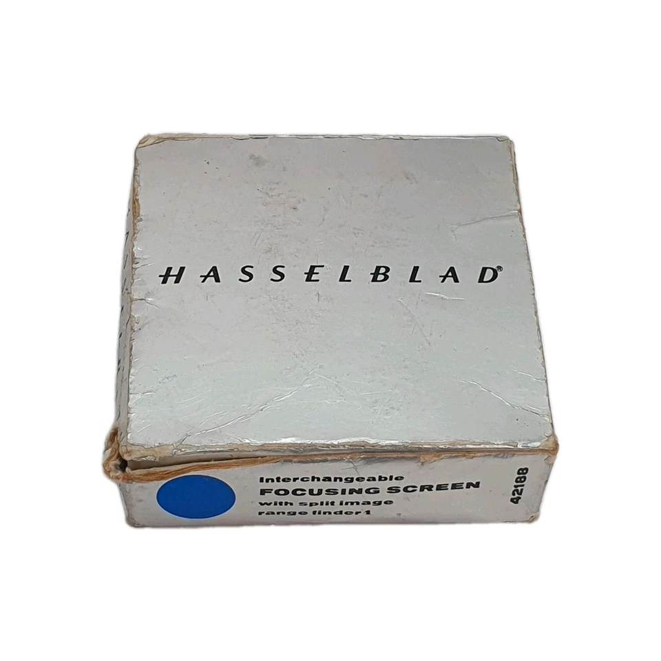 Hasselblad 42188 PANTALLA DE ENFOQUE con telémetro de imagen dividida 500C C/M. COMO NUEVO con caja Foto 1 de 4