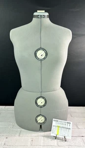 Dritz Twin Fit Dress Form Adjustable NO Stand Size Medium - Picture 1 of 19