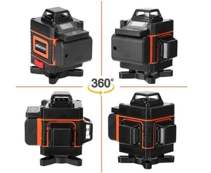 4D 360° Grüner Kreuzlinienlaser Pendel- und Neigungsmodus Laser Profi - Bild 1 von 6