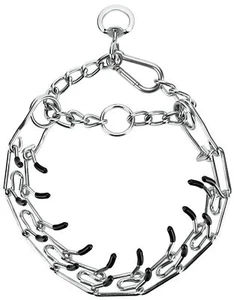 Dog Pinch Collar Adjustable Quick Release Choke Training Collar Stainless Ste... - Picture 1 of 7