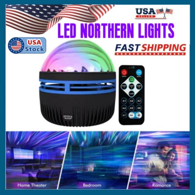 AS SHOW Aurora Light Projector, Northern Light Galaxy LED Lamp, with Remote Control US