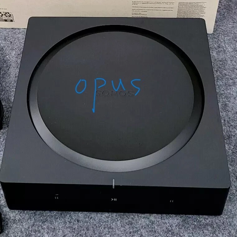 Amplificador Sonos Amp 250W 2.1 canales - negro (no funciona, para piezas o reparación) Foto 1 de 1