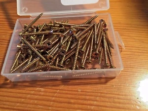 Holzschrauben, Kreuzschlitz,Mehrzweckschrauben Stahl gelb verzinkt 4 x 40 mm  - Bild 1 von 1