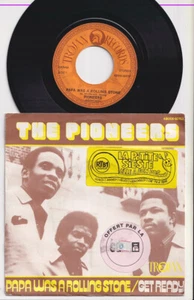 The PIONEERS * Papa Was A Rolling Stone * 1973 REGGAE FUNK TROJAN 45 * Listen! - Picture 1 of 2
