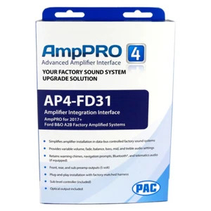 PAC AP4-FD31 Amplifier Integration Interface 2018+ Ford B&O A2B Factory Systems - Picture 1 of 1
