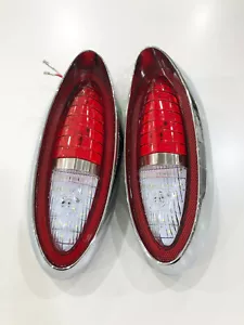 1954 CHEVROLET, TAILLIGHT ,Cars Complete W/ Bezel & Lens(PAIRS) - Picture 1 of 6