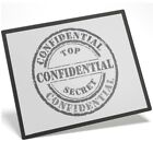 Placemat Mousemat 8x10 BW - Top Secret Confidential Girls  #35015