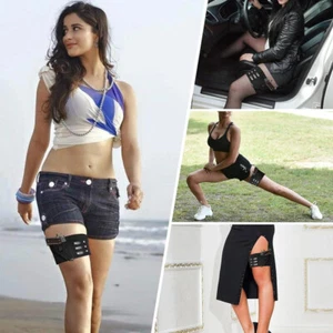 Tactical Women's Carry Concealed Elastic Leg Band Strap Thigh Gun Holster US - Picture 1 of 49