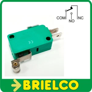 MICROINTERRUPTOR PULSADOR CON PALANCA DE 12MM Y RUEDA TERMINAL 4.8MM BD10165 - Bild 1 von 1