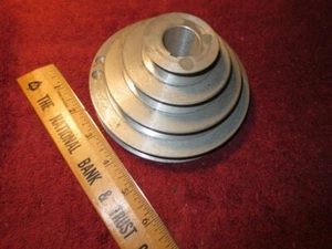 Delta Rockwell 15" Drill Press DP-512 Spindle Pulley 5-1/4" x .985 Bore 4 Grove - Picture 1 of 4