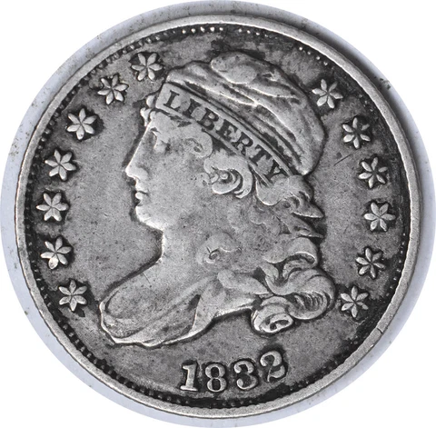 1832 Bust Silver Dime VF Uncertified #233 Cover