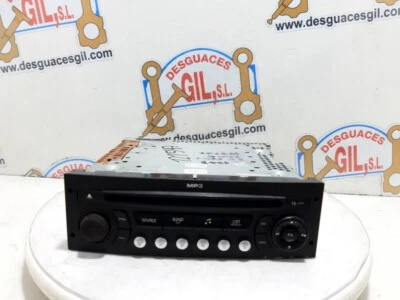 96643698XT sistema audio radio cd para PEUGEOT 1007 SPORT 2005 121547 1074388 - Imagen 1 de 4