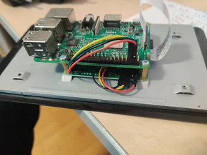 Original Raspberry Pi 7" TFT Touch Display + Case für RPI 4 - Bild 1 von 6