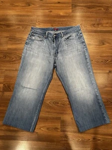 Blue Cult Womens 40 Kate 5 Pocket Flared Denim Blue Jeans EUC - Picture 1 of 17