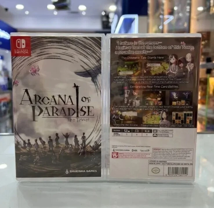 Arcana Of Paradise The Tower Versión en Inglés Nintendo Switch NSW Totalmente Nuevo Foto 1 de 1