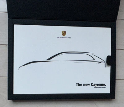 RARE Porsche Cayenne New Models 2014 Promotional Booklet ENTHUSIAST DRIVEN - Image 1 of 4