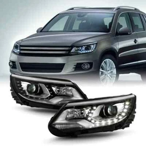 FARI ANTERIORI LED PER VW TIGUAN 11-15 FANALI NEW HEADLIGHTS - Imagen 1 de 11