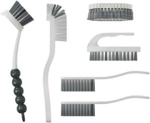 Juego de 6 cepillos de limpieza, cepillos exfoliantes para cocina y baño uso doméstico con - Imagen 1 de 12