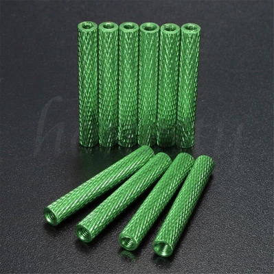 1pc M3 Aluminum Alloy 6061 Multi Color Knurled Standoff  10 15 20 25 30 35 40mm - Image 1 of 4