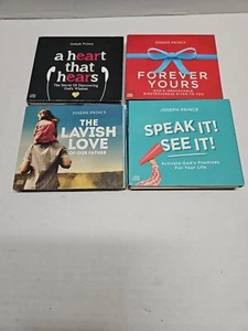 Joseph Prince 4 Audio CD Lot HEART HEARS Forever Yours LAVISH Speak it! + 13CDs - Picture 1 of 2