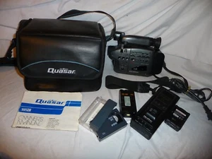 VTG Quasar Quarterback X6 VHS Video Camera Mod. MV510 & Accessories WORKING - Picture 1 of 11