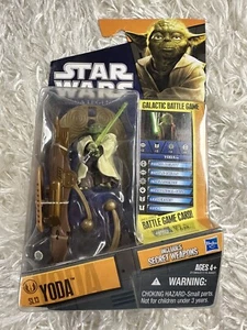 Star Wars Saga Legends Yoda Galactic Battle Game Actionfigur 2010 ungeöffnet - Bild 1 von 8