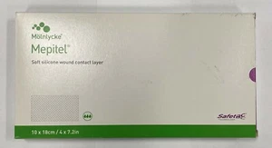 *10-Pieces* Molnlycke Mepitel Silicone Wound Contact Layer 4" x 7.2" 291099 - Picture 1 of 2