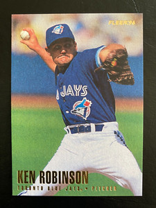 Ken ROBINSON 1996 Fleer  #282 Toronto Blue Jays