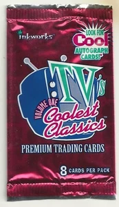 1998 TV's COOLEST CLASSICS - EMPTY WRAPPER  - PRODUCED BY INKWORKS - Picture 1 of 1