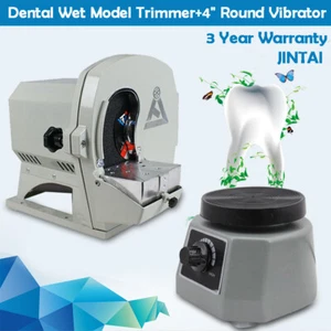 Recortadora modelo húmedo de laboratorio dental 500 W yeso abrasivo rueda moldeadora con vibrador de 4" - Imagen 1 de 10