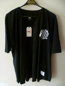 VNDL Men's Vandal Collective Size 3XL Short Sleeve Button Front Black Tee (NEW) - Bild 1 von 8